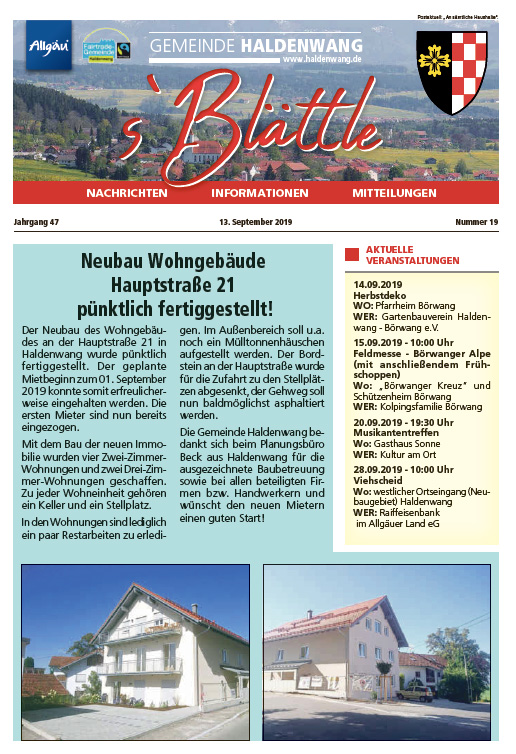 Pressebericht Pressebericht